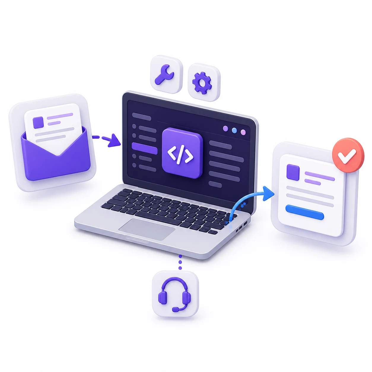 Consulta técnica enviada a los programadores de soporte