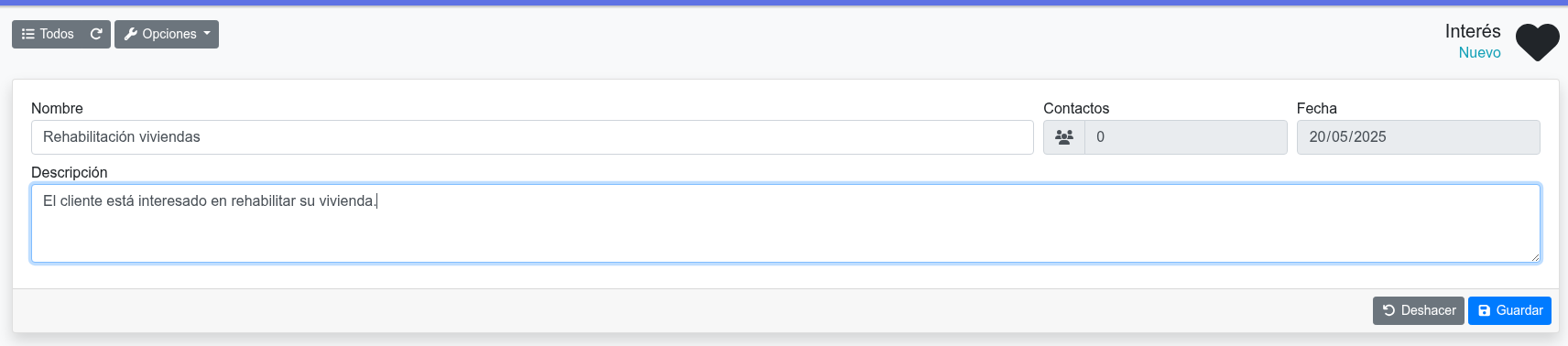 editar interes