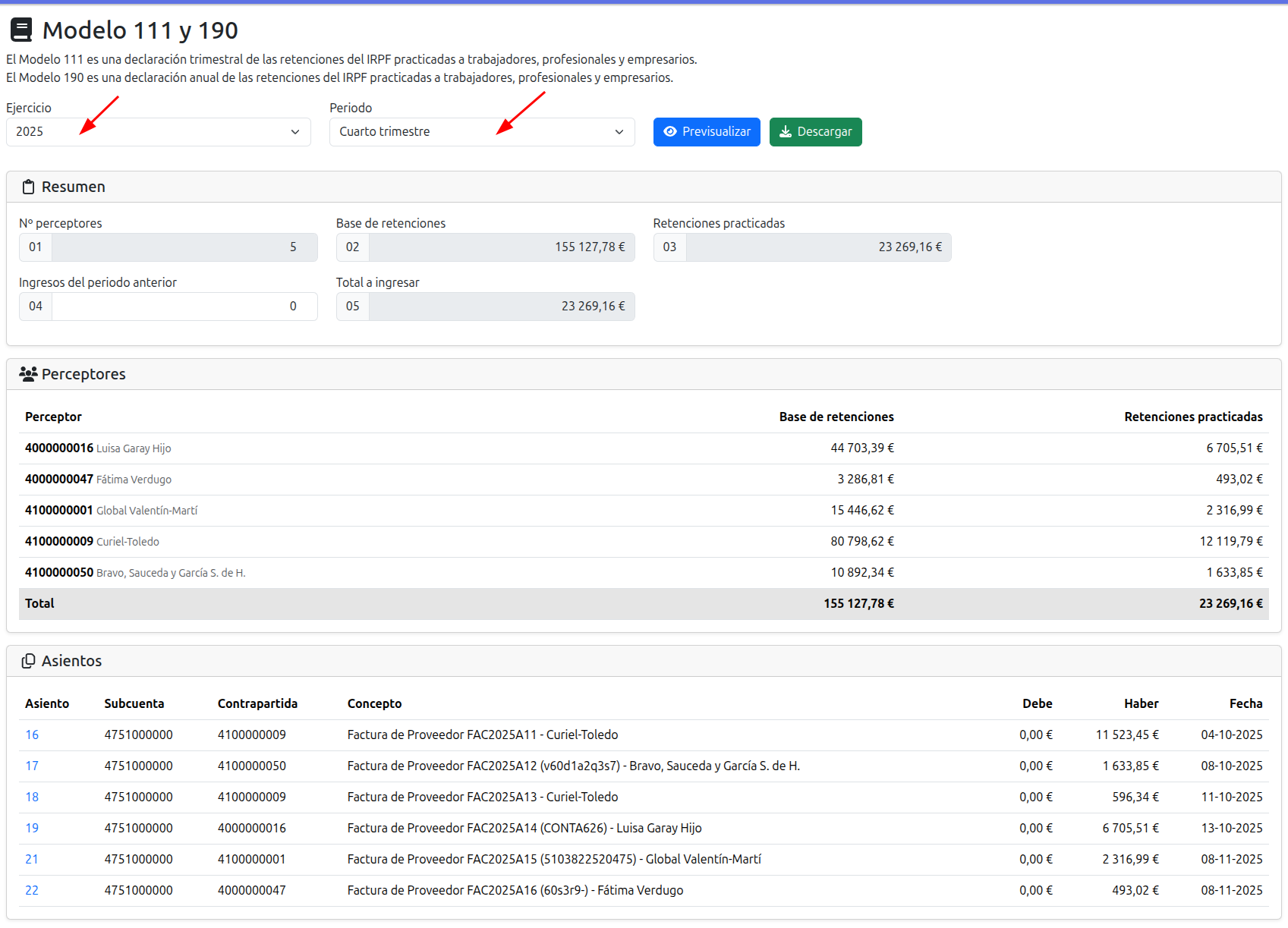 rellenar el modelo 111