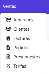 Ventas > Albaranes