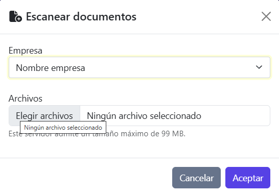 seleccionar fichero