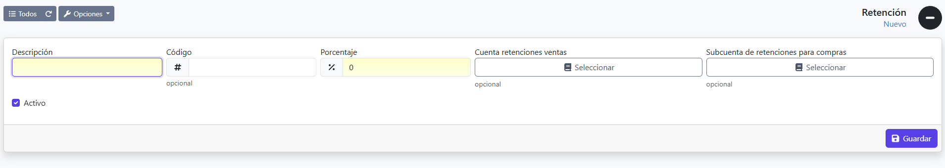 nuevo retencion irpf