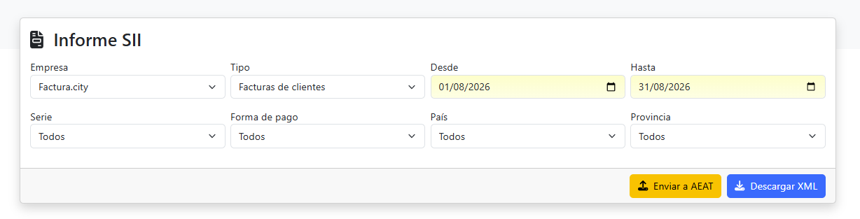 Informe SII