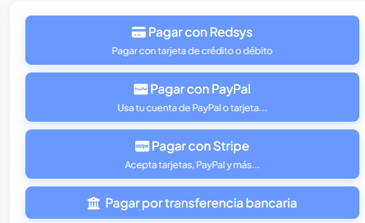 Métods de pago
